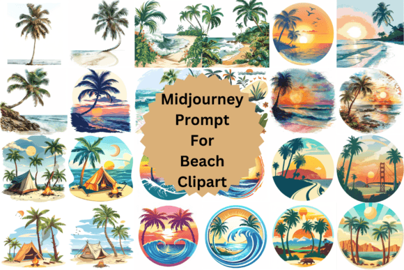 Download Midjourney Prompt for Beach Clipart - Art Collection