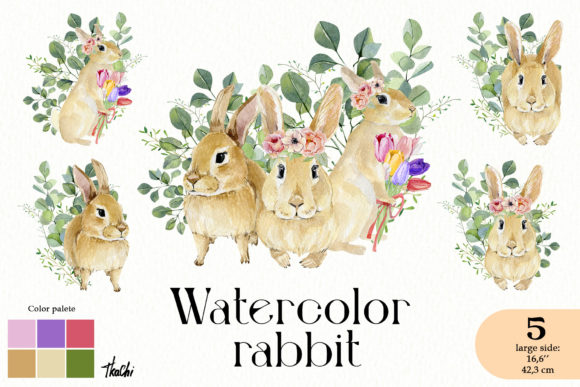 Download Watercolor Animal Rabbit Clipart Png - Art Collection
