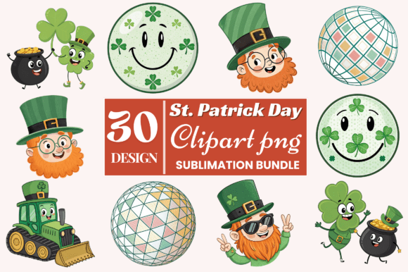 Download St. Patrick Day Clipart PNG Bundle - Art Collection