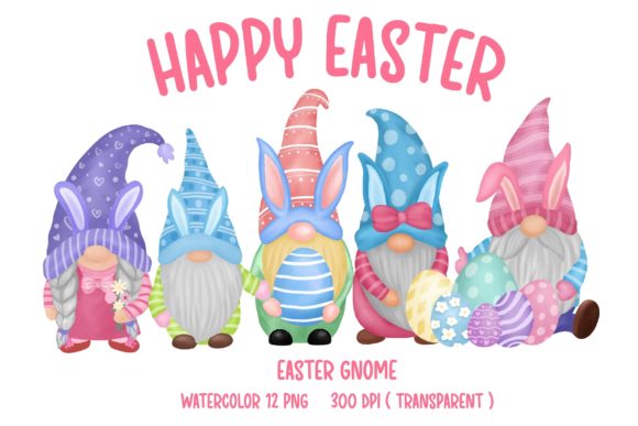 Download Gnome Easter Bundle Png Clipart - Art Collection