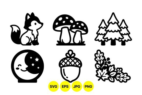 Download Cute Woodland Animal SVG Clipart - Art Collection