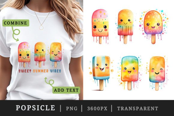 Download Popsicle Sublimation Clipart Bundle - Art Collection