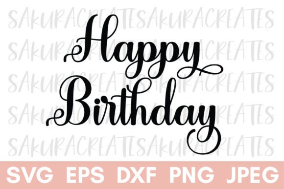 Download Happy Birthday Party Cake Topper Cupcake - Art Collection