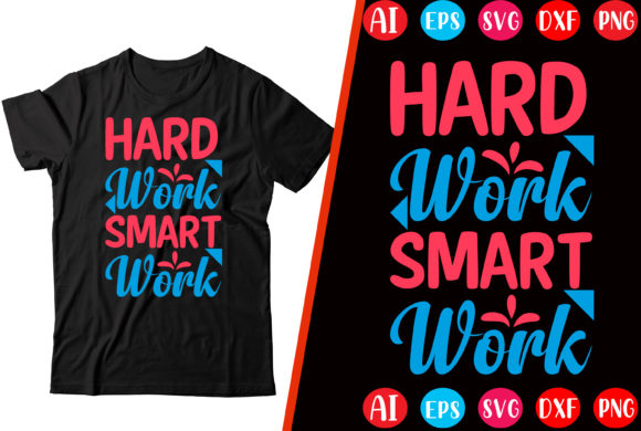 Download Hard Work Smart Work Typography Quotes - Art Collection