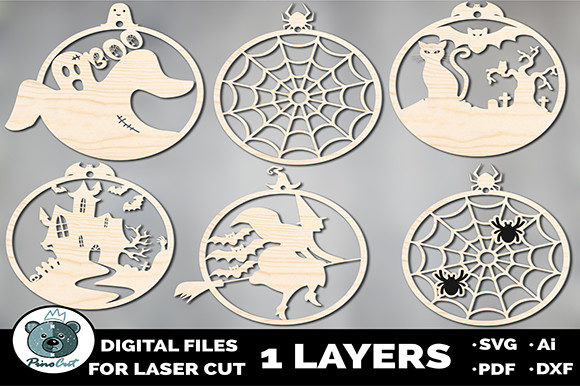 Download Halloween Ornament SVG for Laser Cut - Svg for laser cut Collection
