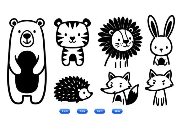Download Woodland Animal SVG Clipart - Art Collection