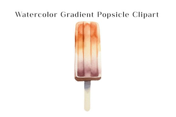 Download Watercolor Gradient Popsicle Clipart - Art Collection