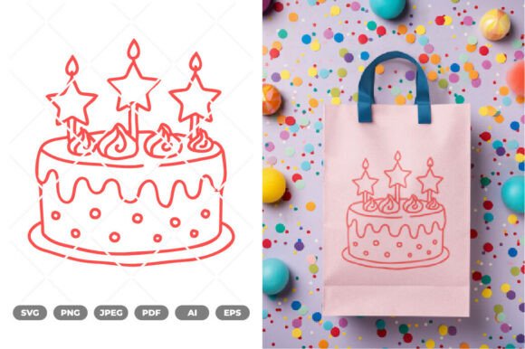 Download Birthday Cake SVG &amp; Clipart - Art Collection