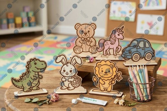 Download Kids Coloring Toy SVG Bundle - Toy Collection