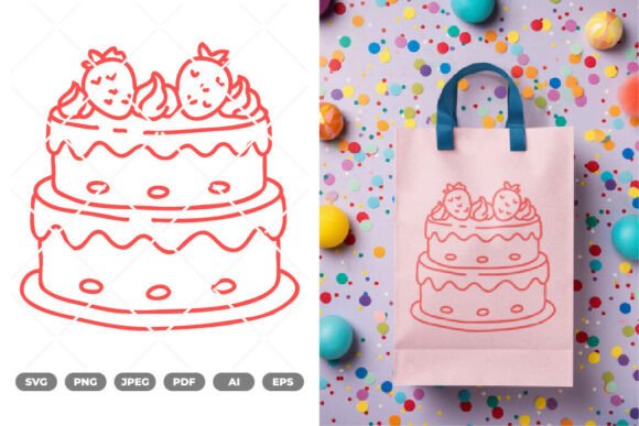 Download Birthday Cake SVG &amp; Clipart - Art Collection