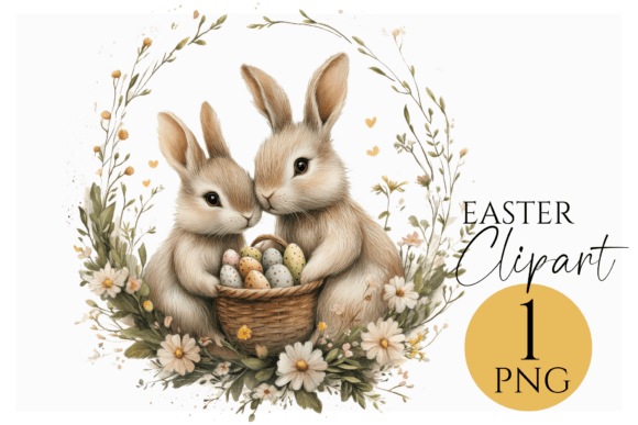 Download Cute Easter Bunny Clipart PNG Download - Art Collection