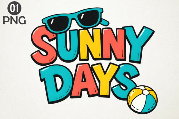 Download Sunny Days Summer PNG Clipart Design - Art Collection