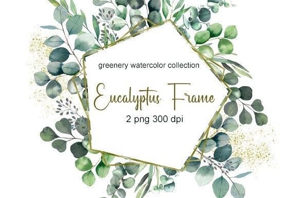 Download Eucalyptus Watercolor Clipart. Clipart - Art Collection