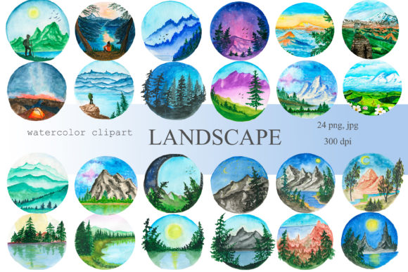 Download Watercolor Clipart Mountains ,Adventure. - Art Collection