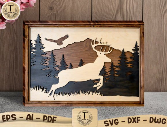 Download Mountain Scene SVG for Laser Cut Svg - Svg for laser cut Collection