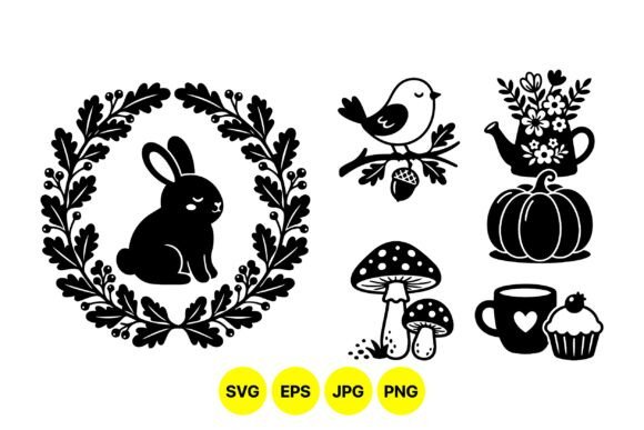 Download Woodland Animal SVG Clipart Set - Art Collection