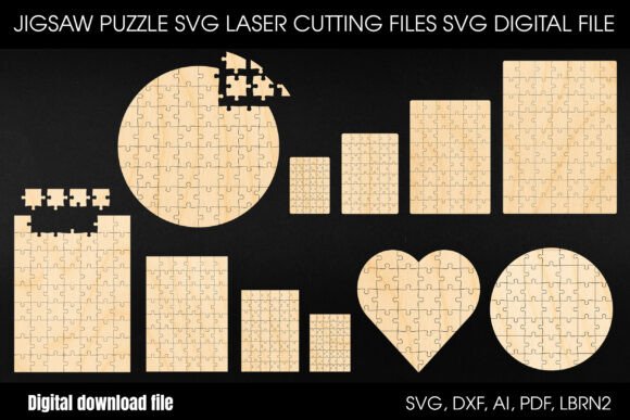 Download Jigsaw Puzzle Shapes SVG Bundle - Premium Bundle