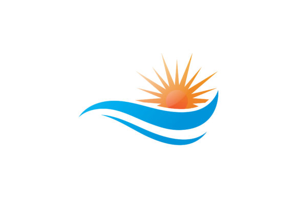 Download Sun and Wave Icon Illustration Design - Sun and wave icon Collection