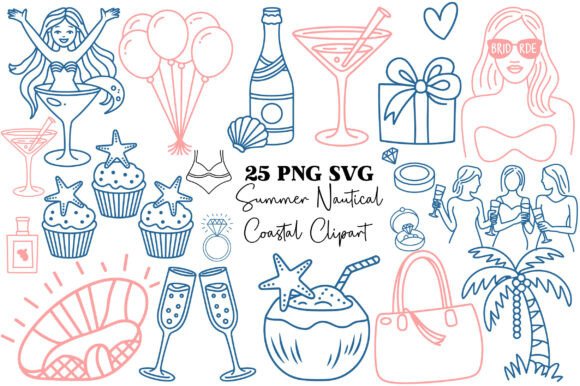 Download Summer Nautical Clipart Bundle - Art Collection