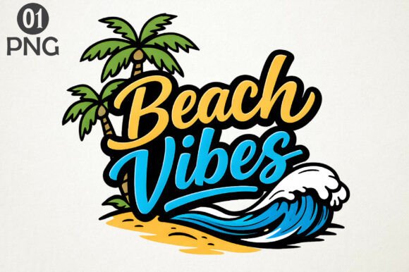 Download Beach Vibes Tropical PNG Clipart Design - Art Collection