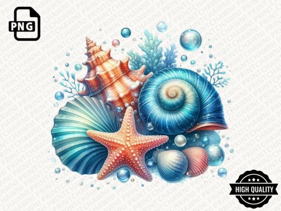 Download Watercolor Summer Beach Clipart PNG - Art Collection