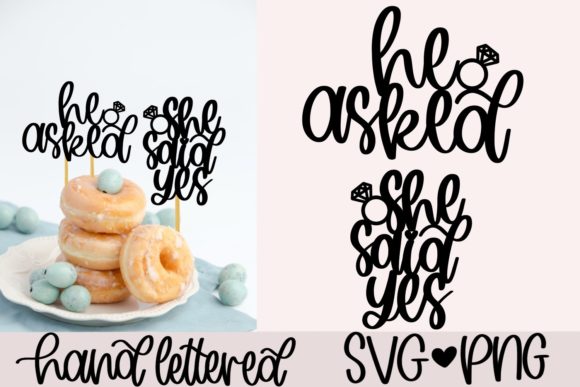 Download Engagement Party Cake Topper SVG Bundle - Art Collection