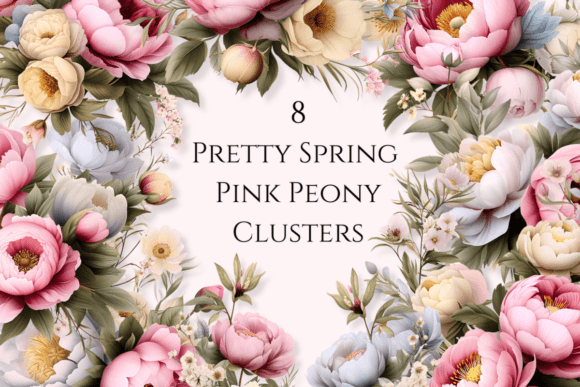 Download Watercolor Flower Clipart - Pink Peony - Art Collection