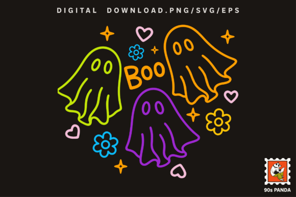 Download Halloween Neon Color Design Art PNG - Art Collection
